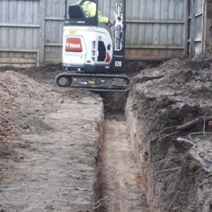 Site Excavation Trenches